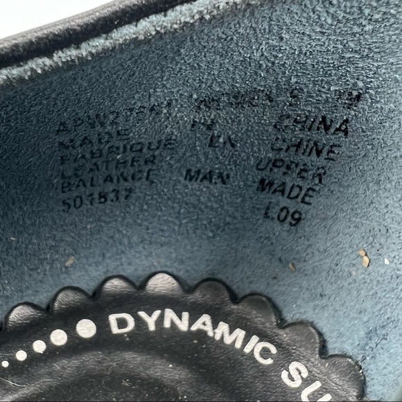 Rockport Black Leather Square Toe Block Heels Size 7 Women’s - Picture 4 of 9